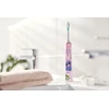 Elektrinis dantų šepetėlis - Philips Sonicare For Kids HX6352/42 su Bluetooth, 2 Režimai, 2 Šepetėlių Galvutės, Lipdukai, Rožinė