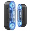 Ocoopa UT2s GamerPro, 2x 5000 mAh, iki 2*8h, maitinimo blokas 18 W, LED, juoda