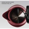 MAESTRO MR-041 (MR-041-Raudonas) electric virdulys 1.7 L 2000 W Juodas, Raudona