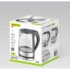 Maestro MR-062-Juodas Glass Electric Virdulys 1,2 L