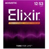 Elixir Strings Eliksyras Stygos ak. gitarai Eliksyras 16052 0.012-0.053 Phosphor Bronze Nanoweb