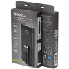 Gembird PB10-PD20-LCD-01 greito įkrovimo išorinė baterija su integruotais laidais, 20W, 10000 mAh, juodas