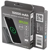 Gembird PB10-WPC15M-LCD-01 magnetinė belaidė išorinė baterija su LCD ekranu, 15W, 10000 mAh, juodas