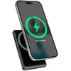Gembird PB10-WPC15M-LCD-01 magnetinė belaidė išorinė baterija su LCD ekranu, 15W, 10000 mAh, juodas