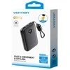 Vention 10000mAh Powerbank 2xUSB-C 1xUSB-A 22.5W, juodas