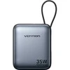 Powerbank Vention FHEH0 10000mAh 30W (Pilka)