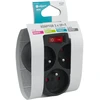 Energijos Pratęsimo Laidas - DPM 3 Išėjimų Energijos Juosta 16A 250V Juoda