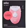 BRAUN Silk-épil 3 SES 3-176 Epilator, Baltas and Rožinė