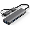 Extra Digital Adapteris - Papildomas skaitmeninis 5-in-1 USB 3.0 hub'as (3x USB 3.0, SD/TF lizdai)
