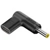 Extra Digital Adapteris - Papildomas skaitmeninis USB Type-C į DC 4.8x1.7 mm 100W Juodas