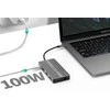Extra Digital Adapteris USB Type-C - 2x HDMI, VGA, LAN, 3x USB Type-A, SD, TF, USB Type-C PD100W, Aux