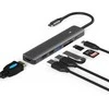 Extra Digital Adapteris USB Type-C - HDMI, 3x USB Type-A, SD, TF, USB Type-C PD100W