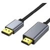Extra Digital HDMI Kabelis - Papildomas Skaitmeninis DisplayPort į HDMI 8K 60Hz 1m