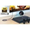 HDMI 2.1 laidas sujungtas su žaidimų konsole