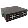 Extra Digital Tinklo Jungiklis - Papildomas Skaitmeninis PoE Jungiklis 8 PoE Prievadai 1000M, 2 SFP Prievadai, 30W Kiekvienam PoE Prievadui, Juodas