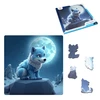 Fantasy Puzzles Baby Amarok Dėlionė Iš Medžio (30 detalių)
