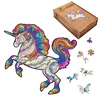 Fantasy Puzzles Unicorn Dėlionė Iš Medžio XL Dydis (600 detalių)