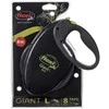 Flexi Giant Automatinis juostinis pavadėlis, 8 m / šunims iki 50kg / spalva: juoda ir pilka