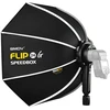 Fotoaparato blykstės softbokso adapterių rinkinys - SMDV Speedbox Flip 24 C 55 cm adapterių rinkinys