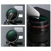 Fotografijos filtras - K&amp;F Concept 2in1 CPL Poliarizatorius + Fader ND2-ND32 62mm