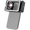 Fotoaparato Objektyvas - Apexel APL-HB100FL23 100mm Makro 10x Priartinimas su LED Šviesa