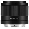 Fotoaparato objektyvas - Viltrox AF 40 mm F/2.5 L Mount viso kadro automatinio fokusavimo objektyvas