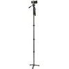 Fotoaparato priedas - 3 Legged Thing Legends Lance 2.0 Monopod Kit 60kg Anglies pluošto Juodas
