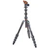 Fotoaparato trikojis - 3 Legged Thing Pro 2.0 Albert Carbon pilkas