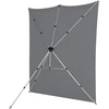 Fotografijos Fonas Rinkinys - Westcott X Drop Pro 2,4 m x 2,4 m Plaunamas Poliesteris Pilkas