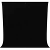 Fotografijos Fonas - Westcott Wrinkle Resistant 2.7 x 3m Poliesterio Turtingas Juodas