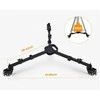Fotografijos Įranga - K&F Concept MS30 Tripod Dolly 20kg Load 76mm Wheels