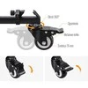 Fotografijos Įranga - K&F Concept MS30 Tripod Dolly 20kg Load 76mm Wheels