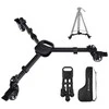 Fotografijos Įranga - K&F Concept MS30 Tripod Dolly 20kg Load 76mm Wheels
