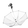 Fotografijos Priedas - JJC CU XLM3 Fotoaparato Skėtis Tvirtinimo Rinkinys Su 65 cm Juodu Skėčiu
