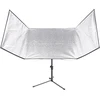 Fotografijos priedas - SMDV Flip Bansa reflektorius 1480x625mm su 3 difuzoriais