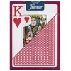 Fournier 818 Linen Finish Pokerio Kortos (Raudona)