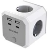 BlitzWolf BW-EC2 8 viename maitinimo kubas (4xAC / 2 x USB-A / 2 x USB-C)