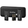 Garso įranga - Godox MoveLink Mini LT Kit 1 Wireless System, Dual Channel, 328ft Range, Juodas