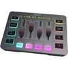 Garso Maišytuvas - Fifine SC3W 4-Kanalo XLR Maišytuvas Su 48V Phantom Energija, RGB Juodas