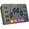 Garso Maišytuvas - Fifine SC3W 4-Kanalo XLR Maišytuvas Su 48V Phantom Energija, RGB Juodas