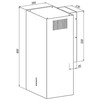 AKPO WK-4 BALMERA WL SLIM Juodas Matinis T450 M3 gaubtas