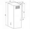 Gartraukis AKPO WK-4 CUBERA WL Juodas MAT T520 M3 hood / Juodas ALUMINIUM FILTER