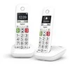 Belaidis Telefonas - Gigaset E290 Duo Dideli Mygtukai, 150 Telefono Knygos Įrašų, Balta