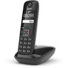 Belaidis Telefonas - Gigaset AS690 Didelis Ekranas, 100 Telefonų Įrašų, Juodas