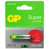 GP Battery GP Baterija Baterija - GP Super Alkaline LR03 5Bl 50% Daugiau Galios