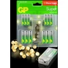 GP Battery Baterijos - GP AA LR6 Baterijų 12 Vnt. + AAA LR03 Baterijų 12 Vnt. Su 2 m LED Girlianda