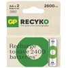 GP Battery Įkraunama baterija – GP ReCyko 2600 mAh R6 AA, 2 vnt.