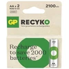 GP Battery Įkraunama baterija - GP ReCyko R6 AA 2100 mAh, 2 vnt.