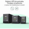 Green Cell Žalias Cell Atsarginis maitinimo šaltinis UPS Greencell 1000VA 600W PowerProof su LCD ekranu