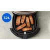 Philips NA543/00 fryer Single 7.2 L Stand-alone 2000 W Hot air fryer Juodas, Champagne